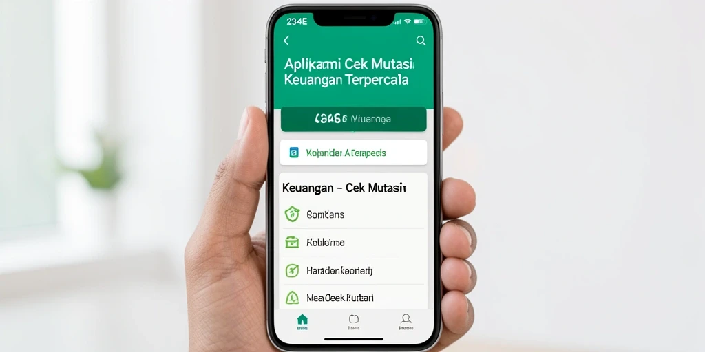 Tampilan antarmuka aplikasi Cek Mutasi 234E yang informatif dan user-friendly.