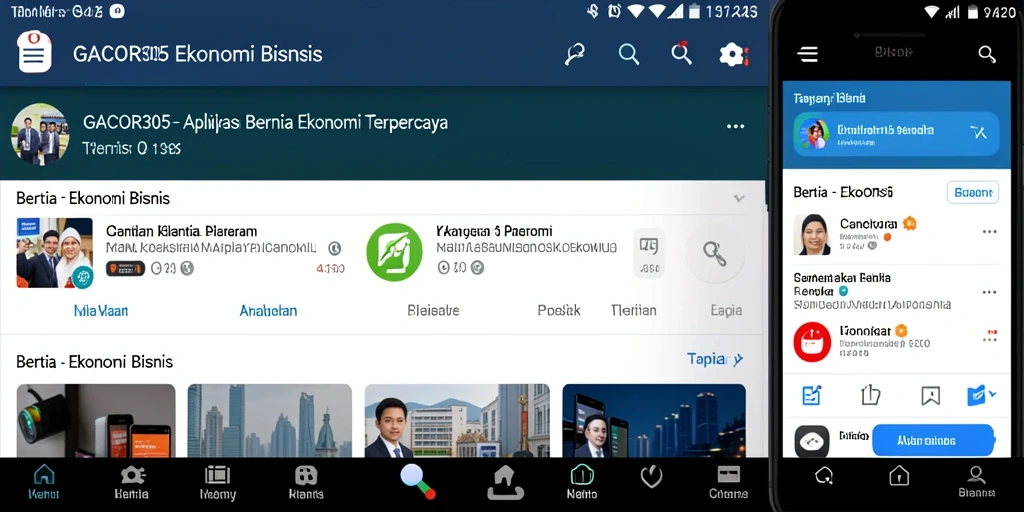 Tampilan antarmuka GACOR305 yang sederhana dan informatif.