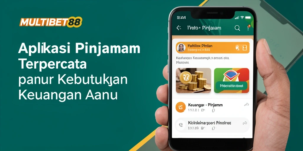 Antarmuka aplikasi MULTIBET88 yang sederhana dan intuitif untuk pengajuan pinjaman.
