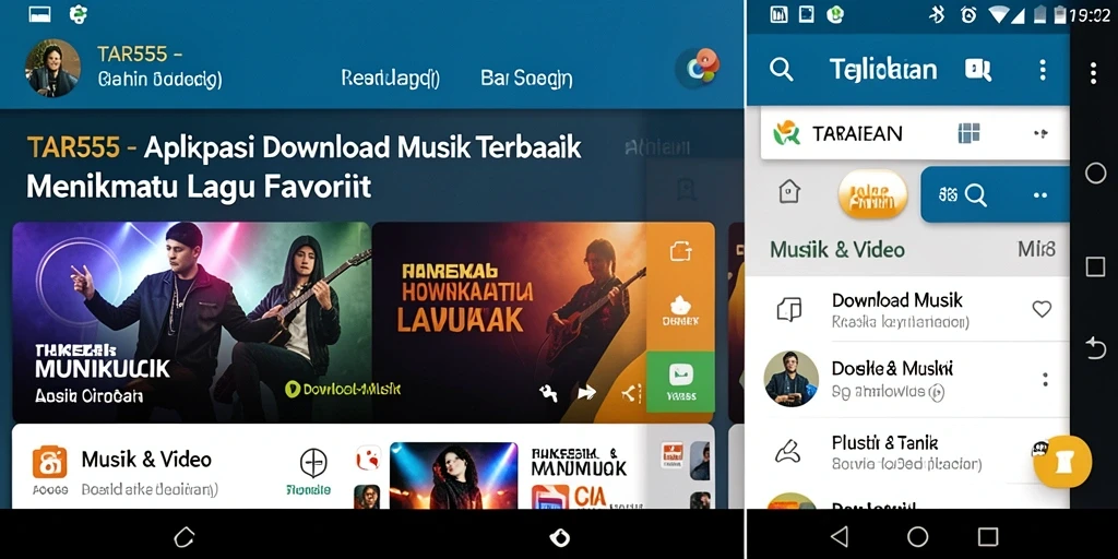 Tampilan antarmuka TAR555 yang intuitif dan mudah digunakan.